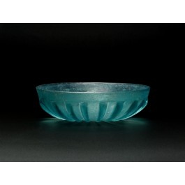 Roman Glass Ribbed Bowl | Ancient Art