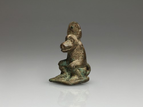 Egyptian Bronze Baboon