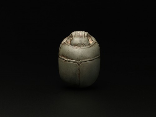 Egyptian Greywacke Heart Scarab