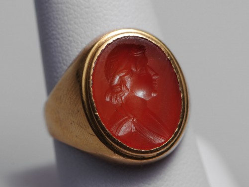 Roman Carnelian Finger Ring 