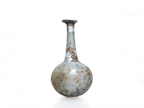Roman Glass Trailed Flask