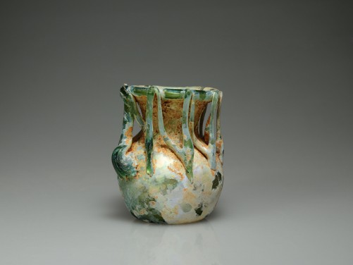 Roman Glass Trailed Jar
