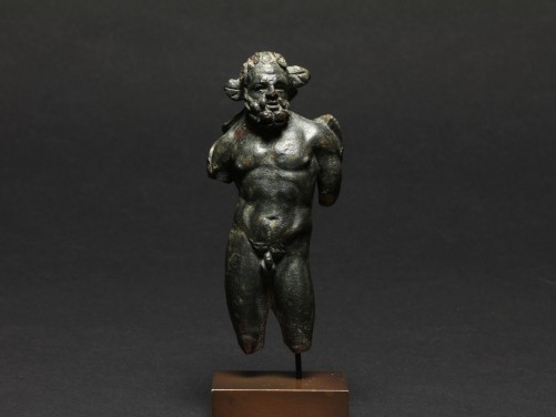 Roman Bronze Figure of Hercules 