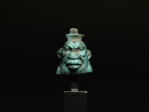 Egyptian Bes Head Amulet