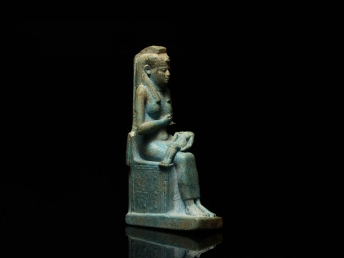 Egyptian Statuette of Isis and Horus | Medusa Ancient Art