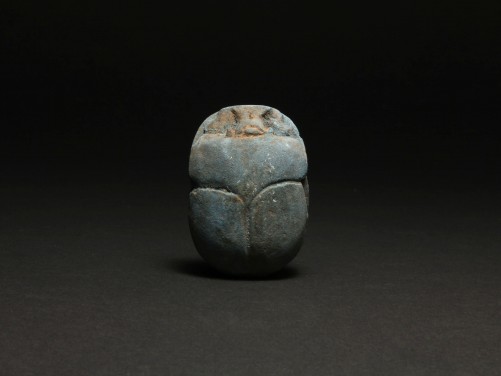 Egyptian Frit Heart Scarab