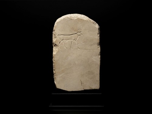 Egyptian Limestone Relief Fragment