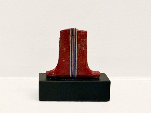 Egyptian Red Jasper Inlay Fragment