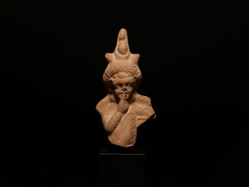 Terracotta Figure of Harpocrates