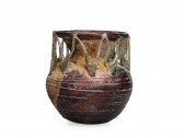 Roman Glass Trailed Jar 