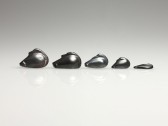 Five Hematite Duck Weights