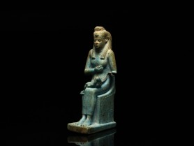Egyptian Statuette of Isis and Horus