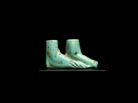 Egyptian Turquoise Feet Inlay