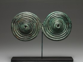 Geometric Bronze Spectacle Fibula