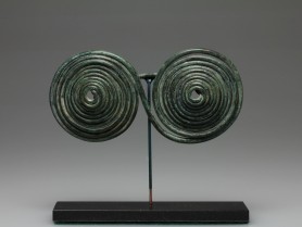 Geometric Bronze Spectacle Fibula